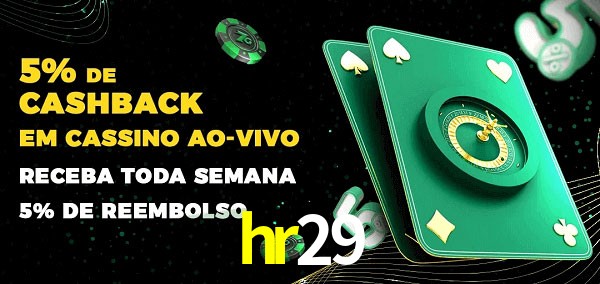 Promoções do cassino ao Vivo hr29